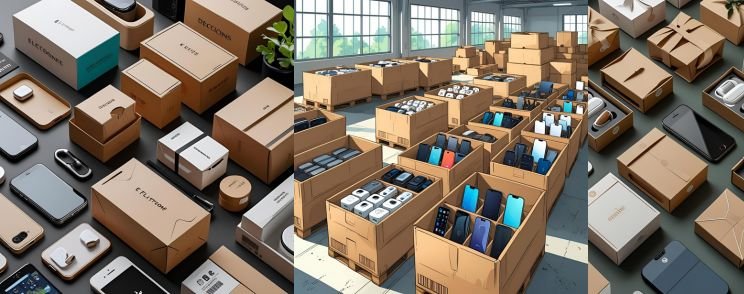 E Flute Cartons for Electronics and Mobile Accessories Packaging