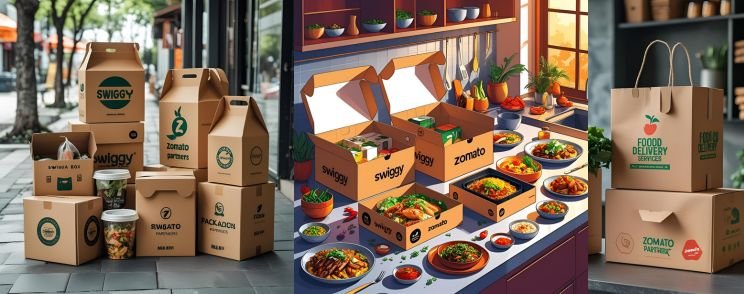 Food delivery boxes designed by pizza boxes manufacturers in Sivakasi