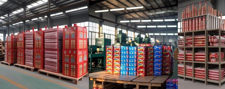 High-speed printing machines producing firework boxes