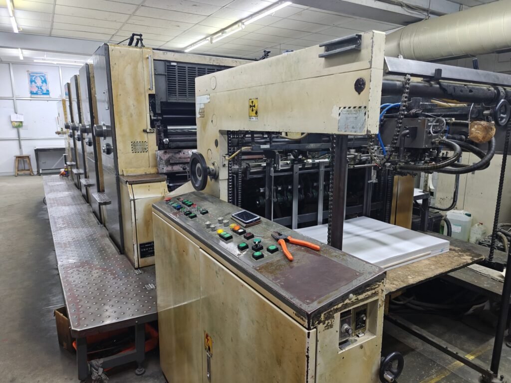 Mitsubishi offset printer used at Moorthy Offset Printers – Corrugated Box Manufacturers in Sivakasi - Why choose corrugated boxes for packaging